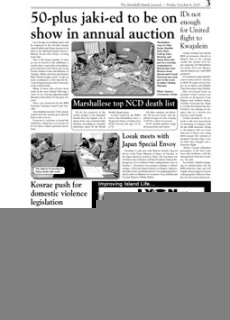 Stars of the Pacific Journal.  Marshall Islands Journal