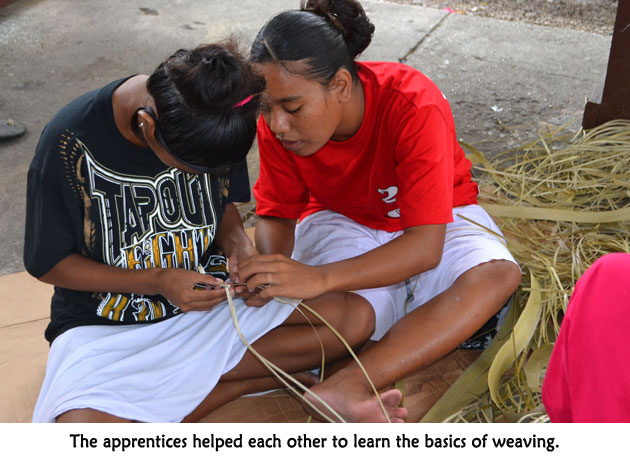 The apprentices enjoyed the closeness created by working together