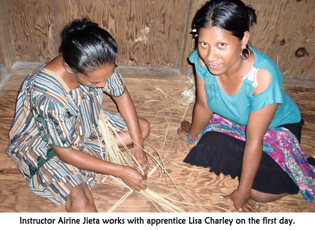 Instructor Airine Jieta and Apprentice Lisa Charley